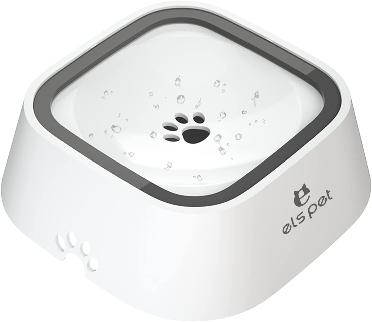 els-pet-grey-70oz-2l-no-spill-dog-cat-bowl-carbon-filter-water-dispenser-70oz-2l-floating-disk-slow-drink-activated-carbon-filter-dual-spill-proof-anti-slip-dishwasher-safe-medium-large-dogs