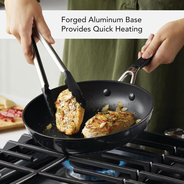 Kitchenaid Hard Anodized Nonstick Cookware/Pots and Pans Set, 10 Piece - Matte Black3