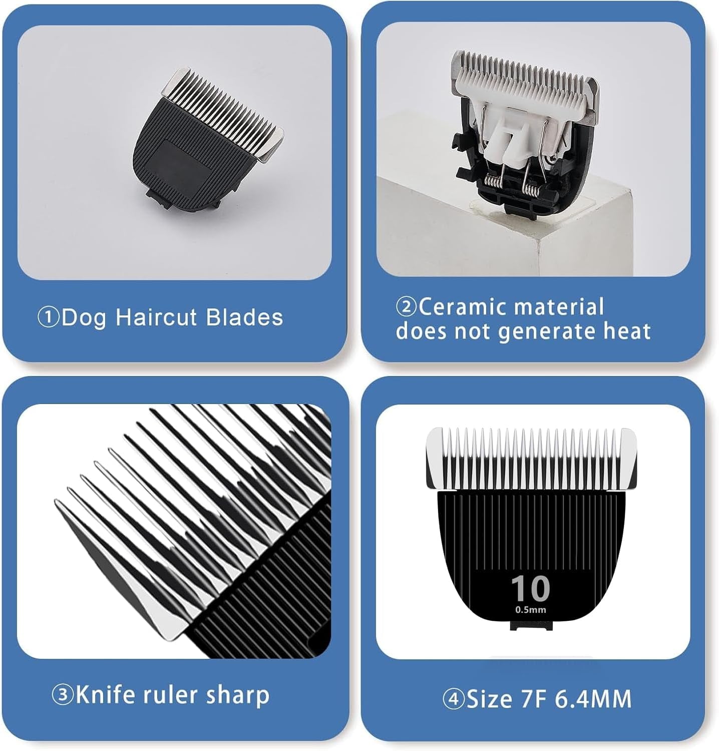 replacement-blade-for-nebot-p1-pro-pet-grooming-kit-vacuum-size-10-cut-length-1-500-5mm-made-of-ceramic-blade-stainless-steel-blade