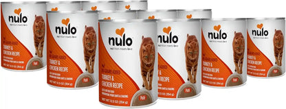 Nulo Turkey & Chicken Recipe Pate Wet Canned Cat Food, 12.5 Ounce (Pack of 12)1