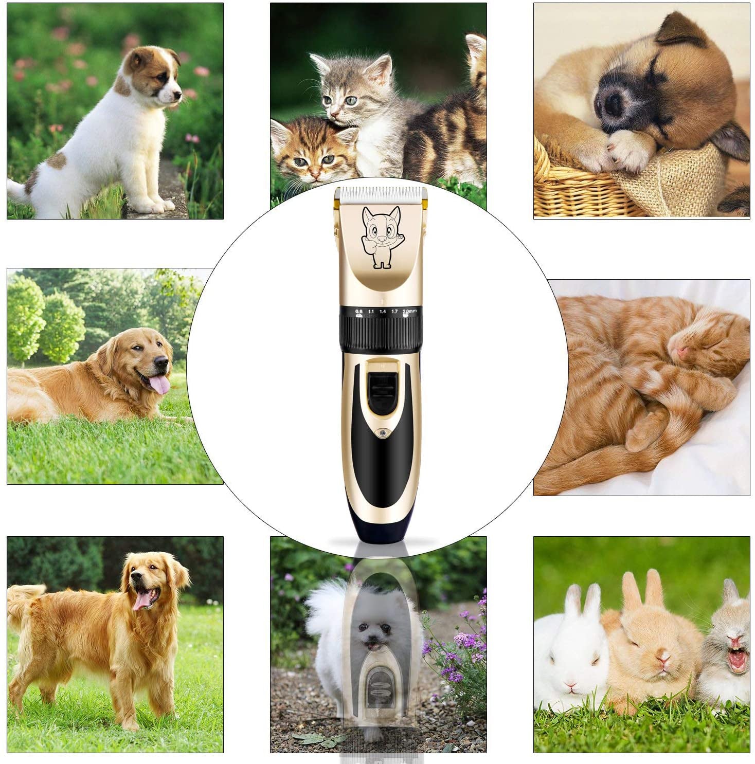 highdas-dog-clippers-for-grooming-low-noise-cordless-electric-dog-grooming-kit-clippers-rechargeable-quiet-dog-shaver-pet-hair-trimmer-kit-for-dogs-cats-gold