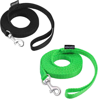 AMAGOOD 6 FT Puppy/Leash, Strong Traditional Style with Easy to Use Collar Hook, Great for Small, Medium and Large Dogs (5/8In X 6 Ft, Purple)53