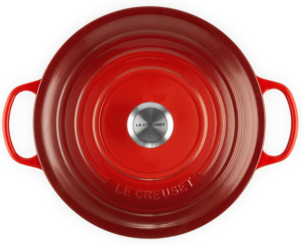 Le Creuset Enameled Cast Iron round Dutch Oven, 7.25 Qt., Cerise2