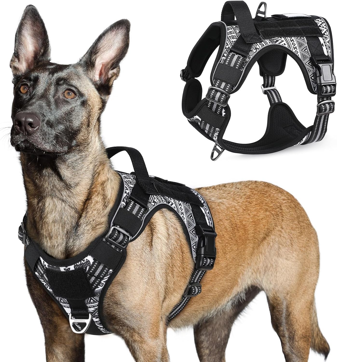 rabbitgoo-tactical-dog-harness-for-large-no-pull-military-service-vest-molle-handle-heavy-duty-adjustable-reflective-straps-easy-control-for-training-walking-black-large