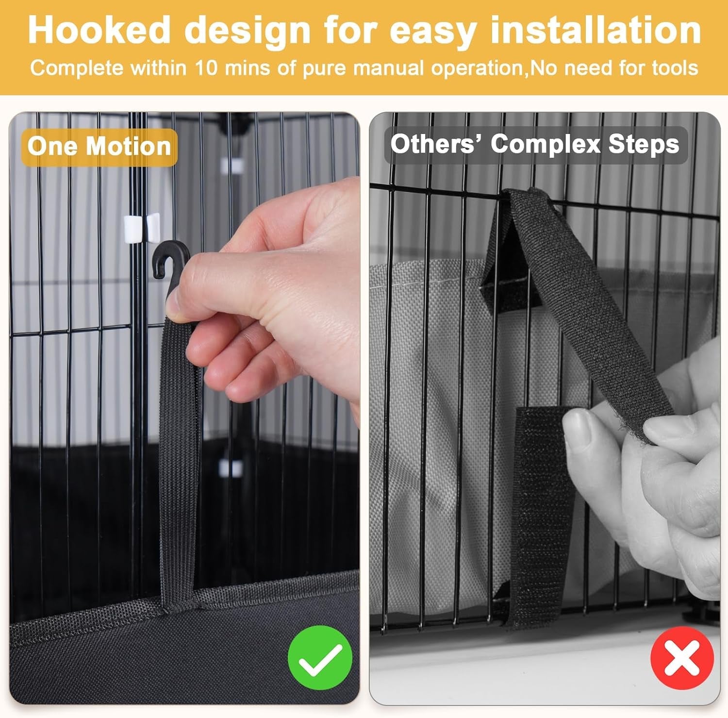 tresbro-guinea-pig-cage-with-top-cover-12-panels-triple-fixing-measures-small-animal-playpen-with-waterproof-pvc-liner-one-motion-hooks-48-x-24-x-16-c-c-grids-cage-for-bunny-hedgehog-hamster