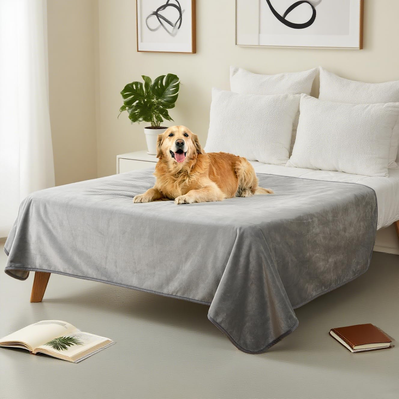 washable-waterproof-dog-blankets-for-large-dogs-50x60-black-soft-fluffy-pet-blanket-for-couch-sofa-car-crate-bed-furniture-protector-reversible-sherpa-fleece-dog-blanket-paw-pattern