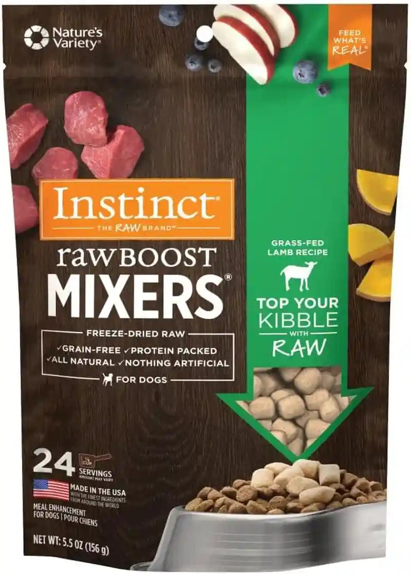 instinct-freeze-dried-mixers-dog-food-toppers-gut-health-5-5-oz-bag