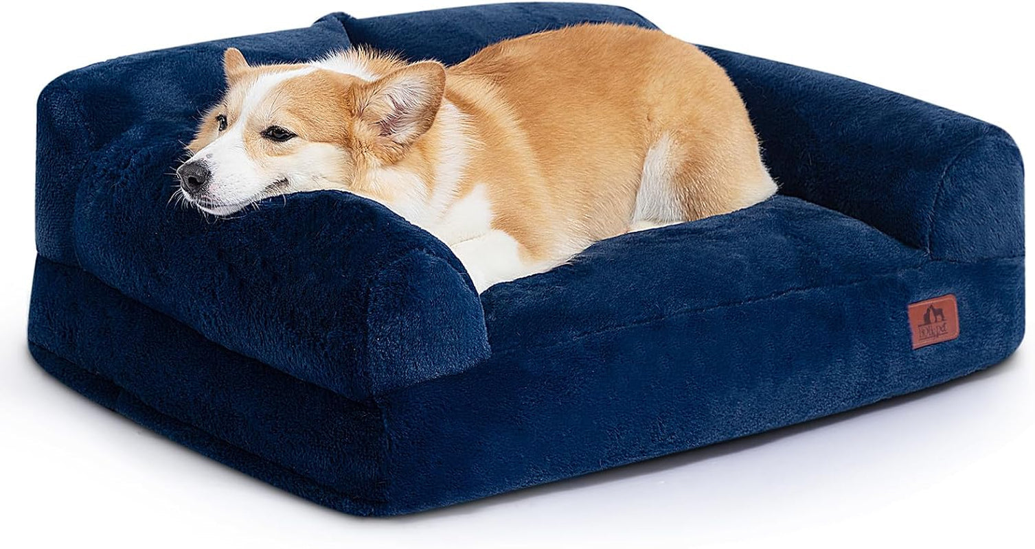 hollypet-small-dog-large-cat-bed-puppy-couch-beds-for-pets-up-to-25-lbs-fluffy-dog-cat-couch-plush-soft-warming-pets-beds-with-machine-washable-cover-and-non-slip-bottom