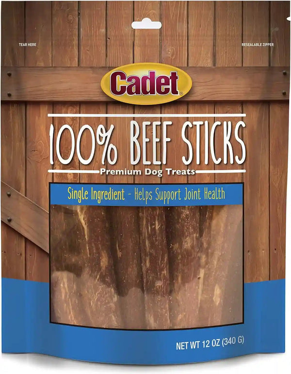 Cadet 100% Real Beef Strips Dog Treats, 8 Oz | Single Ingredient Beef Esophagus Dog Jerky, Healthy High Protein Dog Bones, Rawhide Alternative, for Small & Large Dogs15