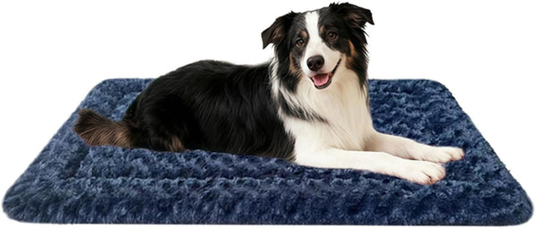 Dog Bed Mat, Dual-Sided Dog Crate Bed Mat - Ultra Soft & Machine Washable Kennel Pad for Small Dogs, All-Season Comfort Pet Bed for Crates, Travel, and Home, Star Gray, 24 X 16 Inch12