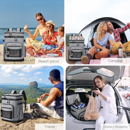 Large Waterproof Insulated Cooler Backpack, 30L, 48Cans | Men & Women, Leak Proof, for Camping, Beach, Fishing, Picnic, Travel, Outdoor5