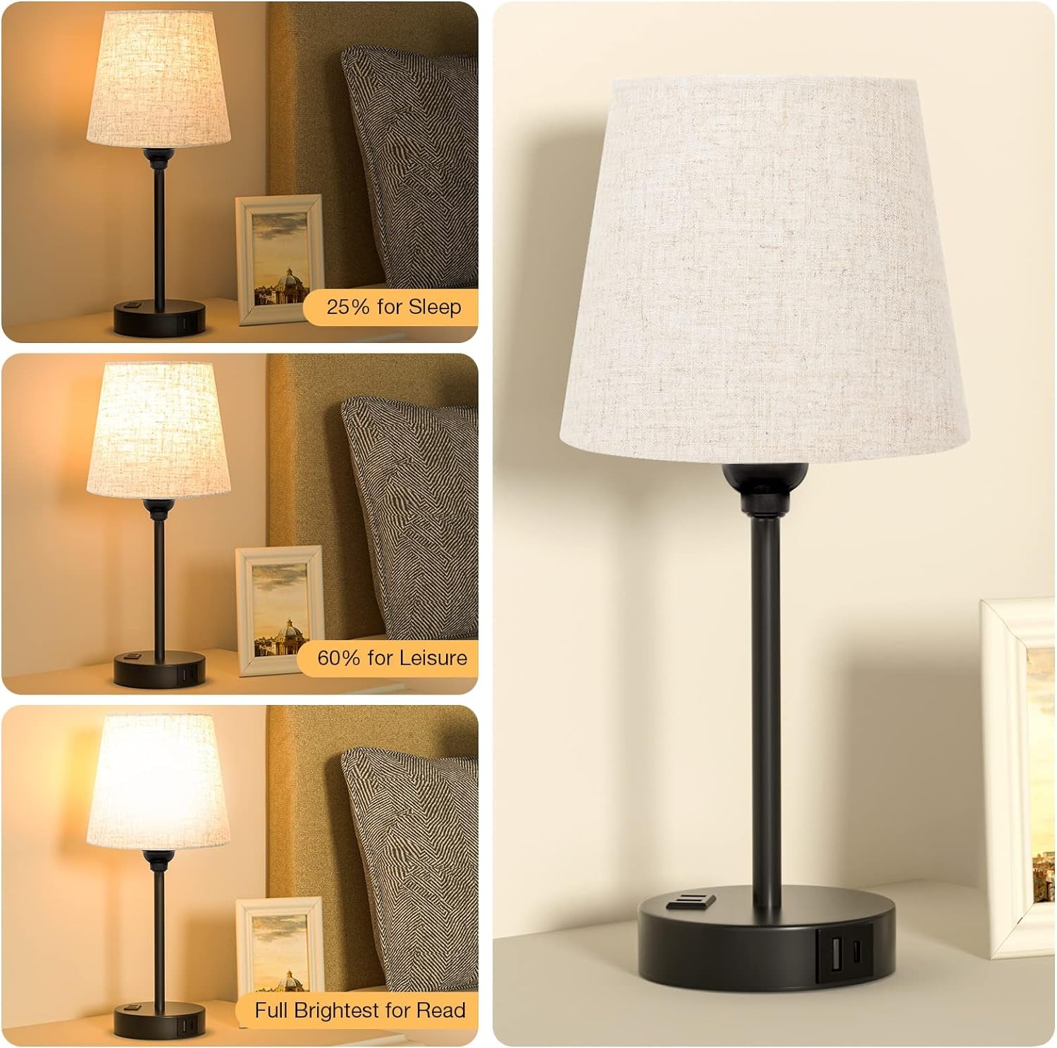bedside-table-lamps-set-2-for-bedroom-dimmable-touch-usb-c-a-ac-outlet-14-5-mini-lamp-3-way-dimmable-led-bulbs-included-trapezoid-barrel-fabric-lampshade-nightstand-light-for-guest-room-kids