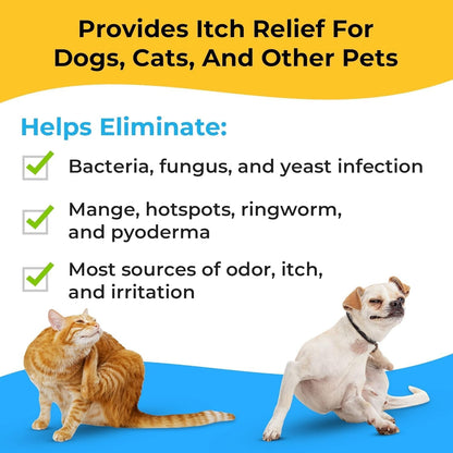 Smiling Paws Medicated Grooming Wipes for Dogs & Cats, 1Pk, 50 Wipes | Medicated Grooming Wipes for Dogs & Cats, Contains Ketoconazole & Chlorhexidine, Treats Yeast Infection, Ringworm, Pyoderma4