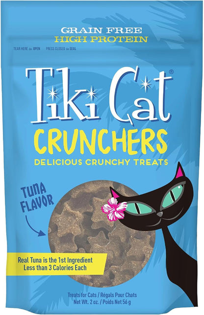 Tiki Cat Crunchers Meat-First Treats for Cats (1-Pack of 2Oz. Pouches)1
