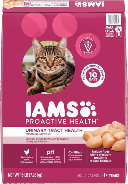 IAMS Proactive Health Urinary Tract Health Dry Cat Food, Chicken, 22 Lb | Veterinarian-Recommended, Real Chicken #1 Ingredient, Reduces Urinary Ph, Antioxidants, Antioxidants for Immune Support14