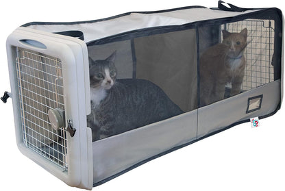 SPORT PET Large Pop Open Kennel, Portable Cat Cage Kennel, Waterproof Pet Bed, Travel Litter Collection9