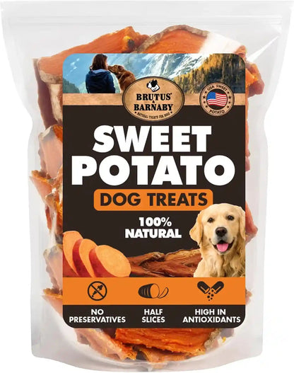 BRUTUS & BARNABY Sweet Potato Dog Treats – Support Sensitive Stomachs with Usa-Grown, Hypoallergenic Treats That Smell as Good as They Taste14