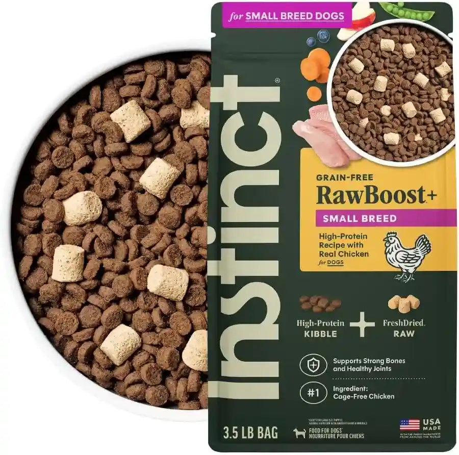 instinct-rawboost-small-breed-natural-dry-dog-food-with-freeze-dried-pieces-high-protein-grain-free-recipe-real-chicken-3-5-lb-bag