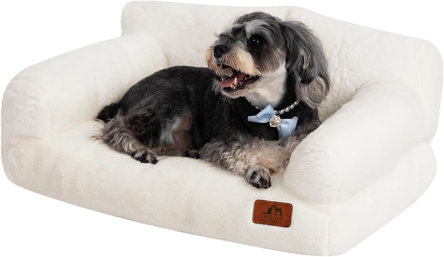 hollypet-small-dog-large-cat-bed-puppy-couch-beds-for-pets-up-to-25-lbs-fluffy-dog-cat-couch-plush-soft-warming-pets-beds-with-machine-washable-cover-and-non-slip-bottom