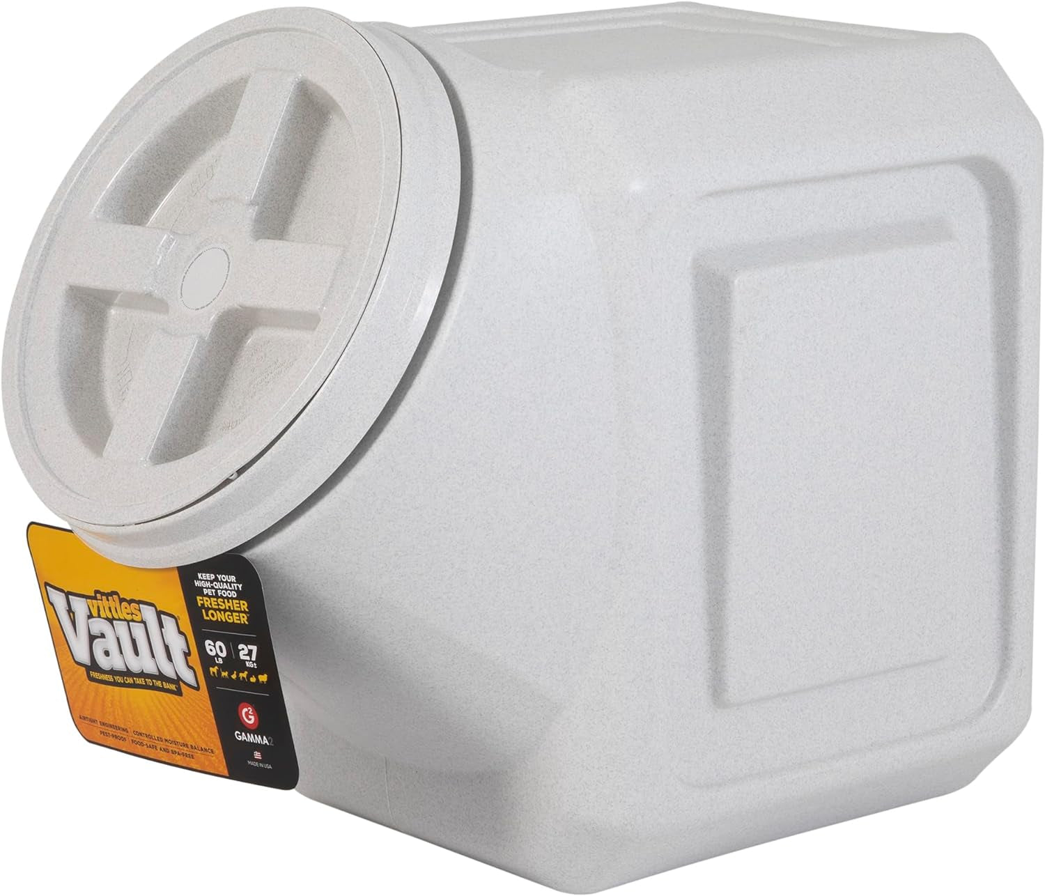 gamma2-vittles-vault-pet-food-storage-containers-sealed-dog-and-cat-food-storage-container-fits-up-to-25lbs-made-in-the-usa-12l-x-13-75h-made-in-usa-12-inch-long-by-13-75-inch-tall-airtight-lid-keeps-kibble-fresh-and-pests-out-a-durable-pantry-bin-design