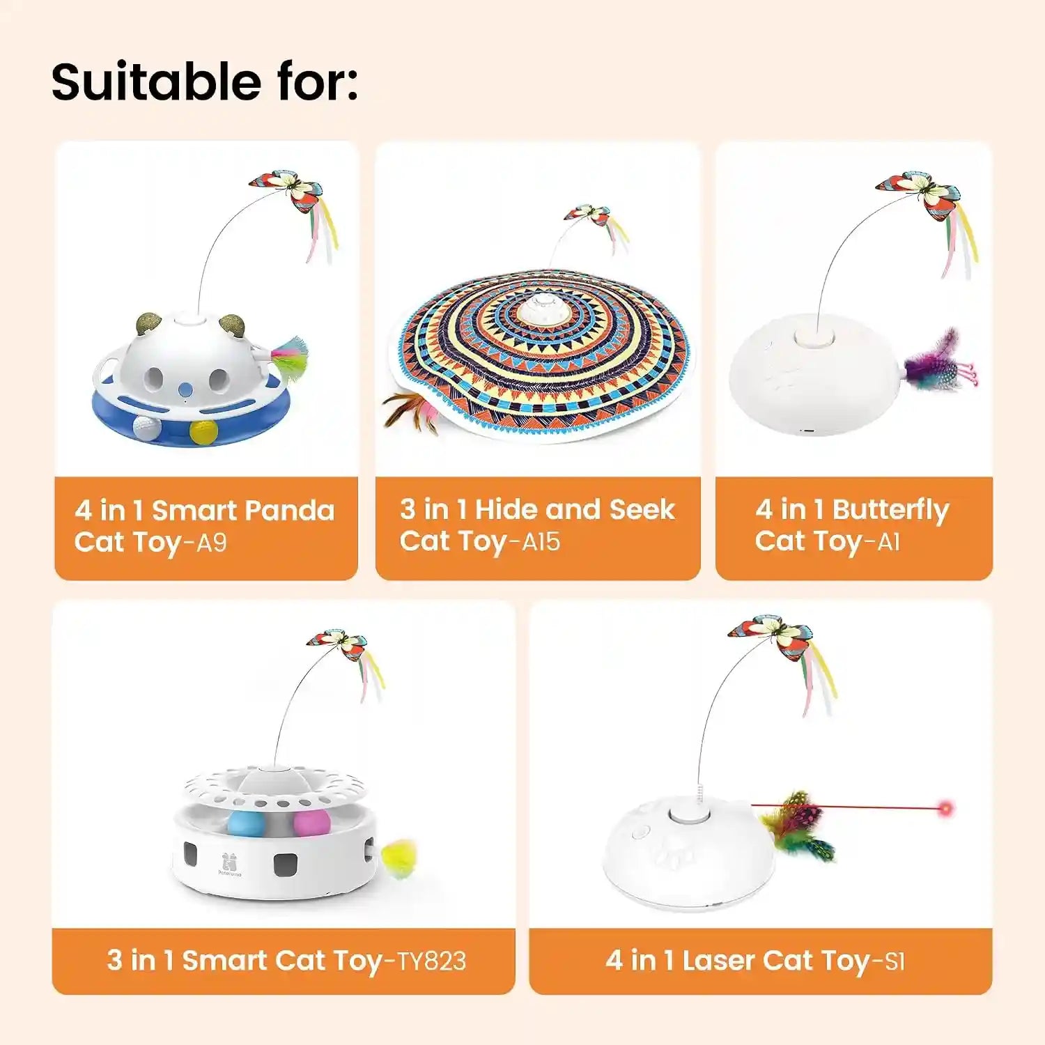 potaroma-pack-of-3-butterfly-refills-3-in-1-hide-and-seek-cat-toys