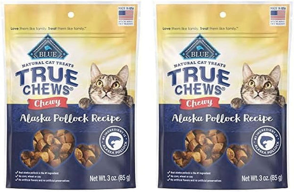 Blue Buffalo True Chews Natural Chewy Cat Treats, Made in the USA, Chicken Recipe, 3-Oz Resealable Bag10