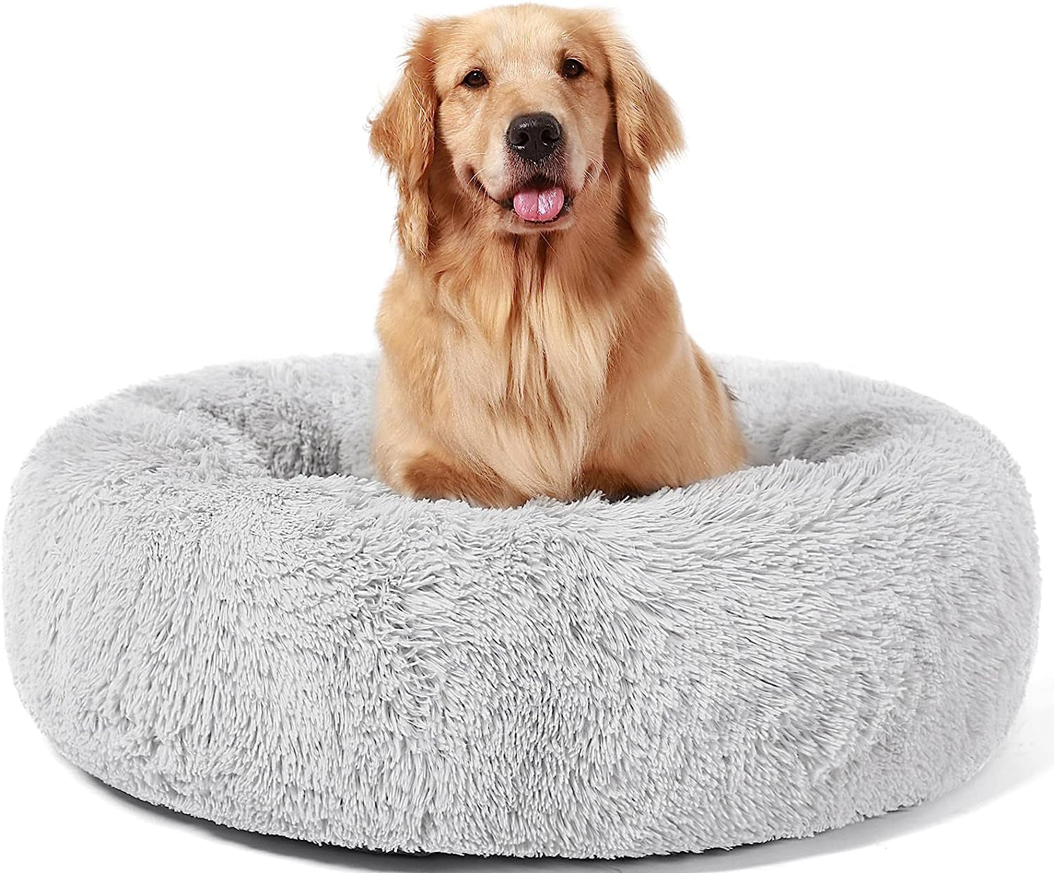 hachikitty-calming-donut-cuddler-dog-bed-round-fluffy-pet-bed-with-sewn-in-cushion-for-large-dogs-washable-large-taupe-30