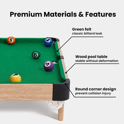 VETRESKA 4 in 1 Cat Toys Mini Pool Table, Gift for Cats, Feather Wand Toy Cat Billiard Ball Puzzle Toy, Pool Table with Scratching Post, Cat Interactive Exercise Play Rest Beds & Furniture | Cats Toys Gift, Feather Wand Toy Cat Billiard Ball Puzzle Toy, Pool Table W/ Scratching Post Activity Fun Furniture8