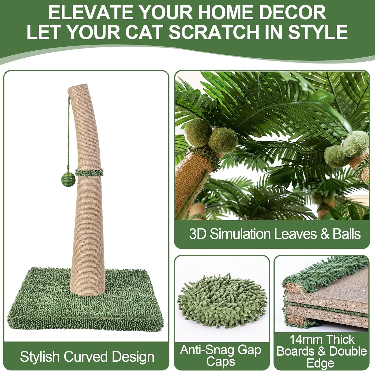 40-tall-cat-scratching-post-cat-tree-curved-design-cat-scratcher-post-with-3-interactive-balls-natural-sisal-rope-cat-scratching-posts-for-indoor-cats-adults-kittens-multi-combinable-style-a