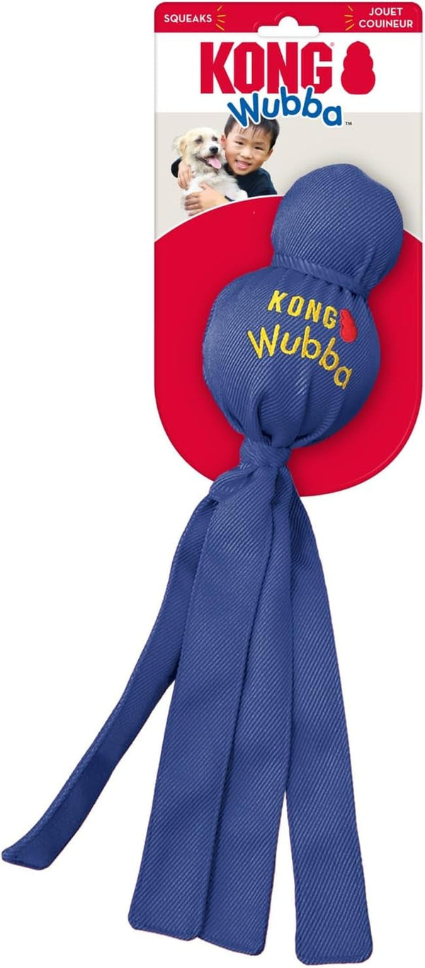 KONG Wubba - Dog Toy for Tug of War & Fetch - Dog Supplies for Puppy & Dog Playtime - Outdoor & Indoor Dog Toy - for XL Dogs - Randomly Provided Color8