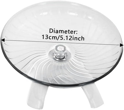 Hamster Wheel, Hermit Crab Climbing Toys Silent Exercise Running Wheel, 13Cm Small Animal Exercise Wheels Hermit Crabs Wheel for Hamsters, Gerbils, Mice or Other Small Animals2