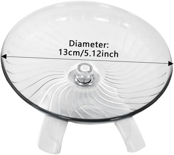 Hamster Wheel, Hermit Crab Climbing Toys Silent Exercise Running Wheel, 13Cm Small Animal Exercise Wheels Hermit Crabs Wheel for Hamsters, Gerbils, Mice or Other Small Animals2