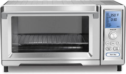Convection Toaster Oven, 15-Function, 1800W, Stainless Steel | Stainless Steel Toaster Oven with Exact Heat Technology, Nonstick Interior Fits 13" Pizza & Full-Size Chicken, TOB-260N11