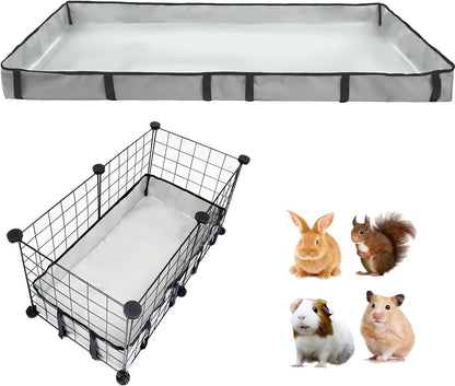 DZWLKJ Guinea Pig Cage Liner Tarp Bottom Waterproof and Washable.Available in 22 Sizes. Base Also for Rabbits, Bunny, Chinchesillas, Hedgehog, Ferrets and Other Small Animals(24X48 Inches)14
