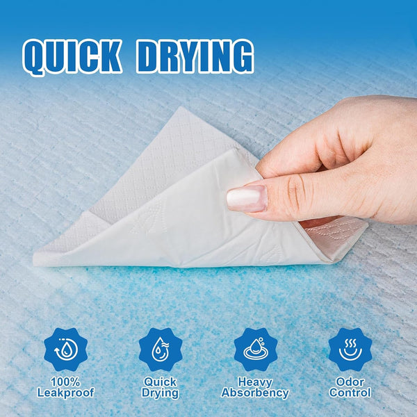VISRIE 100 Pack Puppy Pads- 30"X36", Extra Large Pee Pads for Dogs | Super Absorbent & Leak-Proof Dog Training Pads, Quick-Dry XXL Piddle Pad and Potty Pads for Dogs, Puppies, Doggie3