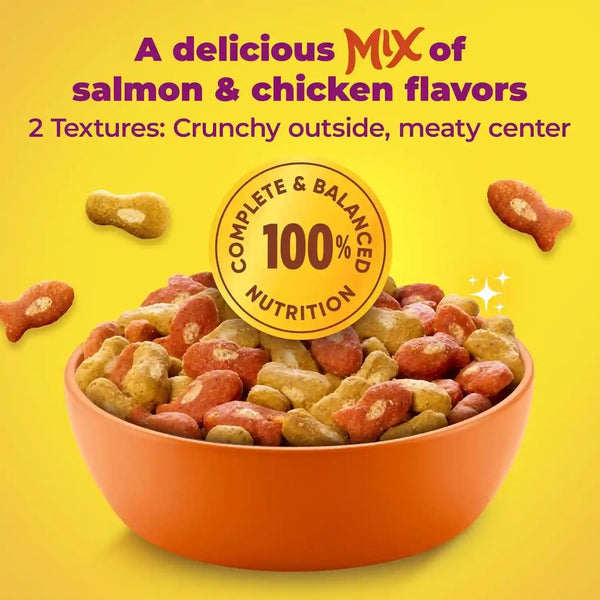 Meow Mix Tender Centers, Salmon & White Meat Chicken Flavors, Dry Cat Food, 20 Lb. Bag | Dry Cat Food with Two Texture Kibble, Meaty Center Surrounded by a Crunchy Outer Layer, Complete and Balanced Nutrition3