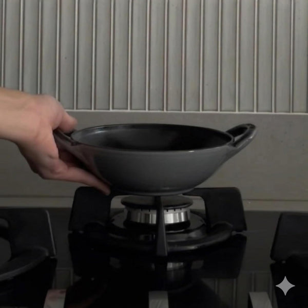 STAUB Baby Wok, 0.5-Qt, Graphite Gray5