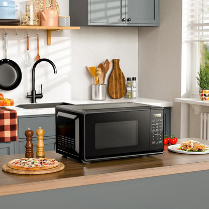 0.7 Cu Ft 700W Compact Microwave Oven, Countertop with LED Display & 6 Quick-Set Menus3