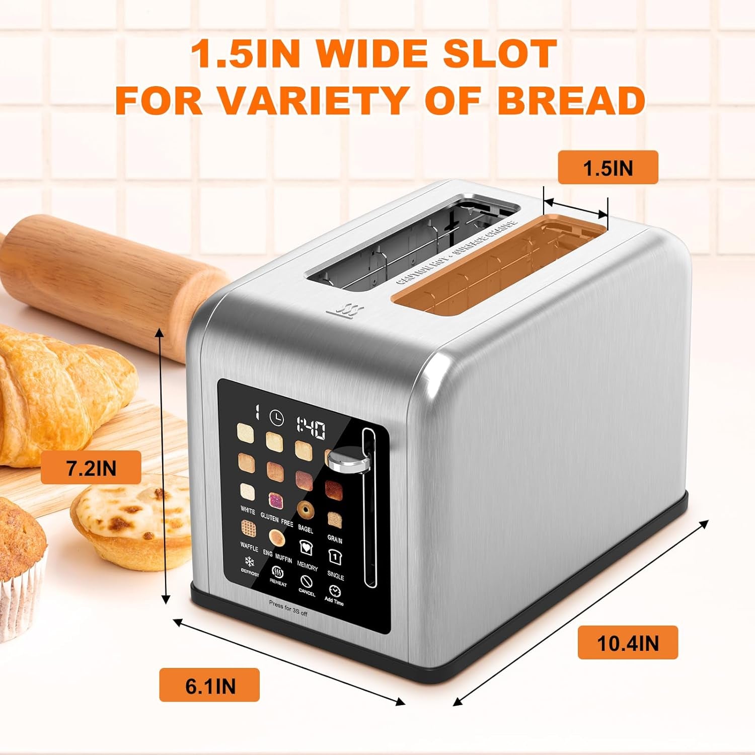 2-slice-toaster-touch-screen-stainless-steel-toasters-digital-timer-2-slot-toasters-8-shade-settings-6-bread-types-for-bagel-cancel-defrost-silver