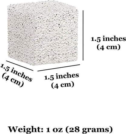 Meric Cocoo Grinding Stone for Small Pets, 1.6"X1.6"X1.6" Lava Rocks, Trims Pet Teeth, Smooths Claws, Adds Calcium to Diet, Chew Toys for Rabbits, Chinchillas, Hamsters & Guinea Pigs, 6Pcs per Pack7