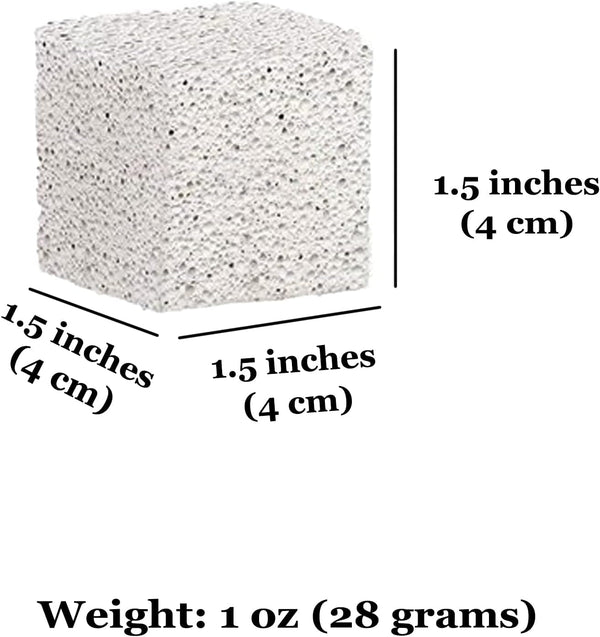 Meric Cocoo Grinding Stone for Small Pets, 1.6"X1.6"X1.6" Lava Rocks, Trims Pet Teeth, Smooths Claws, Adds Calcium to Diet, Chew Toys for Rabbits, Chinchillas, Hamsters & Guinea Pigs, 6Pcs per Pack7