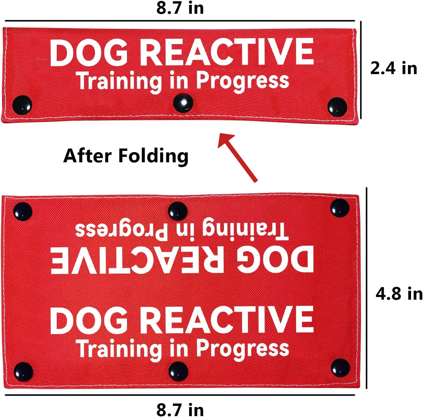advivio-dog-reactive-training-in-progress-funny-red-dog-leash-sleeve-wrap-alert-hanging-id-patch-tag-for-pet-the-best-choice-for-daily-walking-and-training-fitness-pet-birthday-gift