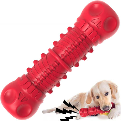 ZIKATON Dog Squeaky Toys for Aggressive Chewers, Durable Chew Toys for Large Medium Breed Dog, Dog Toys, Tough Durable Dogs Toys with Natural Rubber1