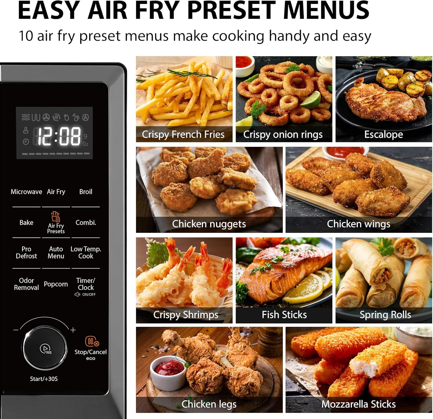 air-fryer-combo-microwave-1-0-cu-ft-black-stainless-steel-8-in-1-with-convection-broil-pro-defrost-12-4-turntable