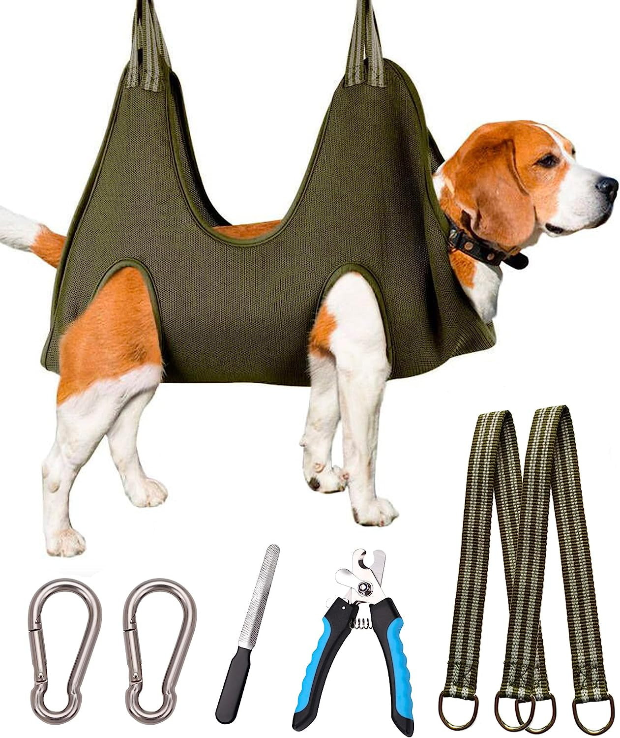 kkiimatt-10-in-1-pet-grooming-hammock-harness-with-nail-clippers-trimmer-nail-file-dog-hammock-grooming-sling-for-nail-trimming-clipping