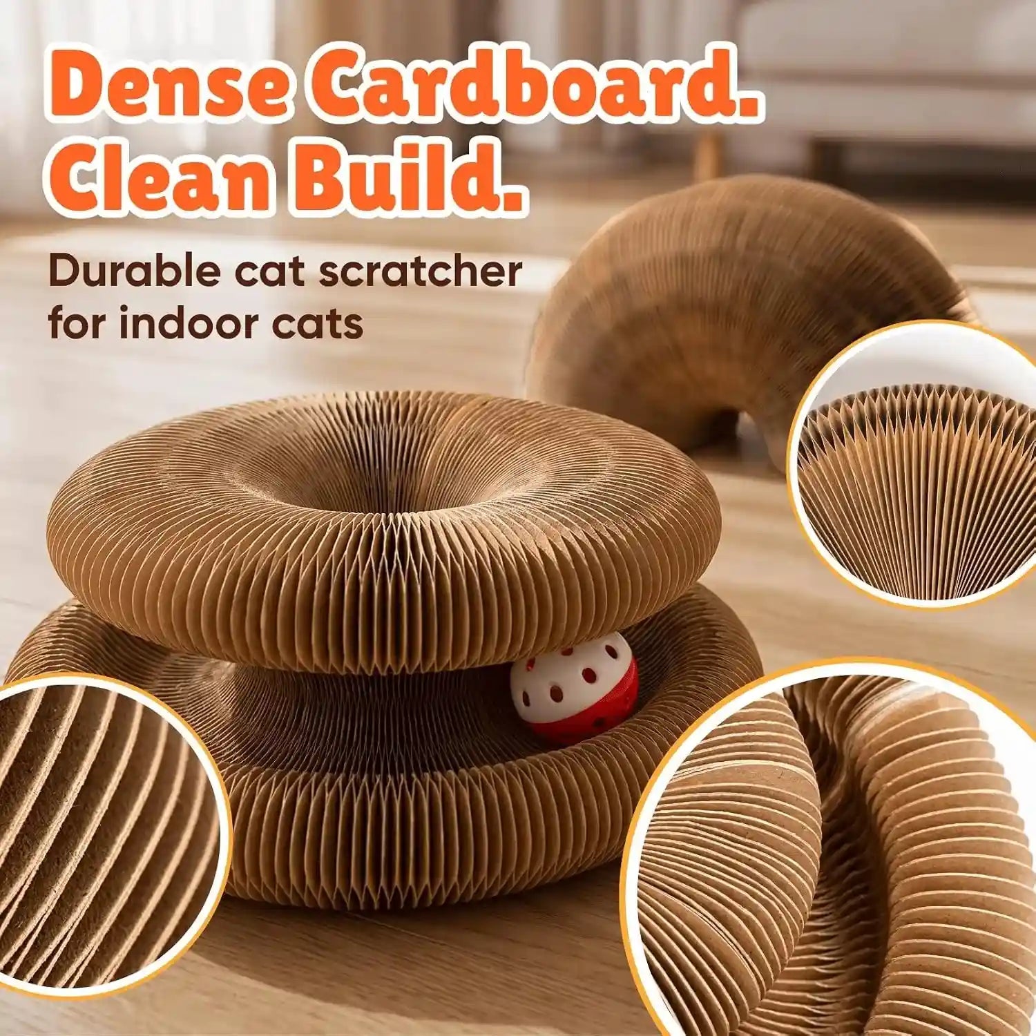kitty-kurlz-interactive-cat-toy-cardboard-cat-scratcher-collapsible-ball-track-with-bell-for-indoor-cats-reversible-scratch-ring-play-chase-and-lounge
