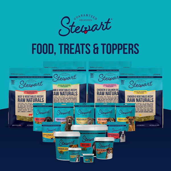 Stewart Freeze Dried Dog Treats, 100% Beef Liver, 3.5 Oz Pouch | Premium Quality Raw Protein, Single Ingredient, High Protein Training Treats & Food Topper, No Refrigeration, Cat Friendly9