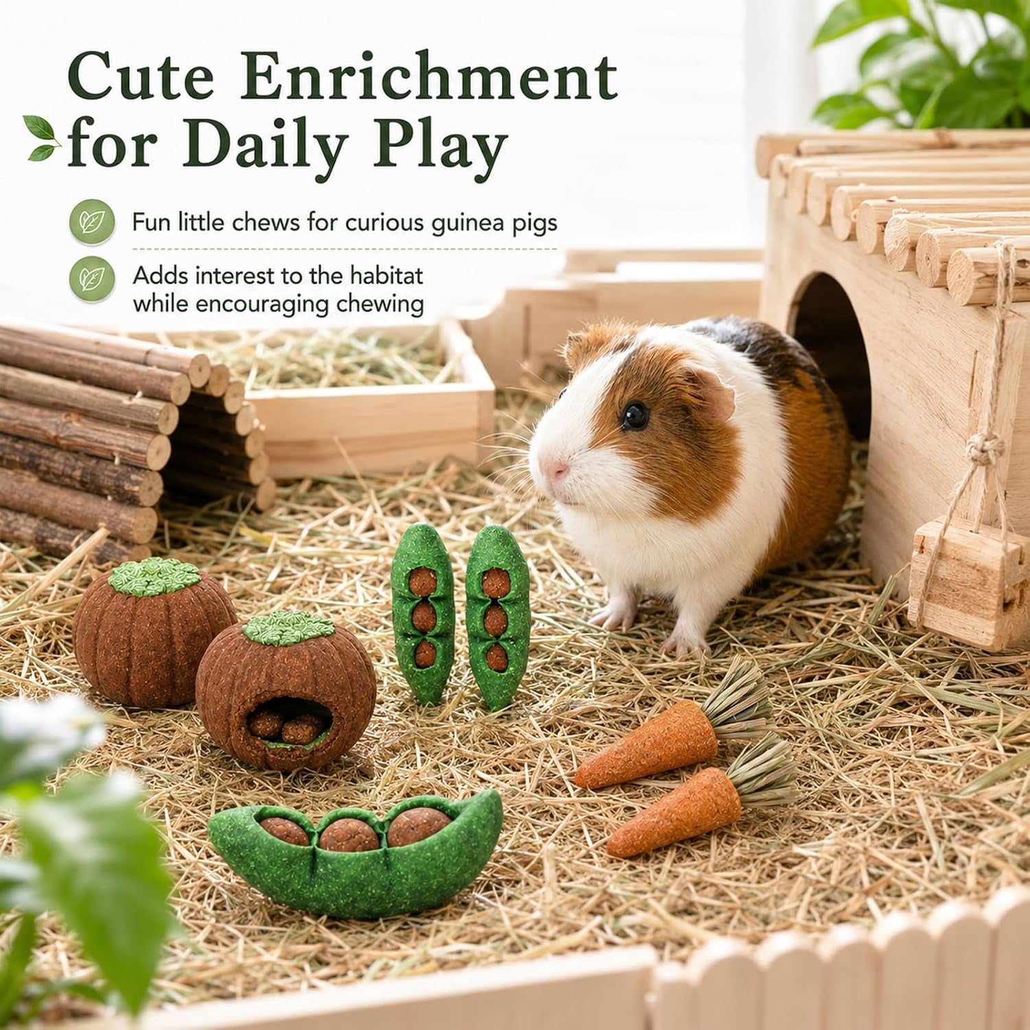 hercocci-8pcs-guinea-pig-chew-toys-hamster-toys-prevent-excessive-teeth-growth-natural-vegetables-carrot-and-timothy-grass-for-guinea-pig-rabbit-chinchillas-gerbil