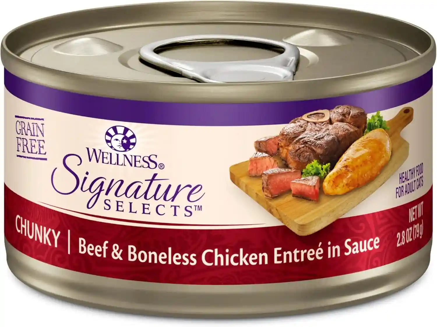 wellness-core-signature-selects-flaked-adult-canned-wet-cat-food-natural-protein-rich-grain-free-skipjack-tuna-and-wild-salmon-entree-recipe-2-8-oz-pack-of-12-cans