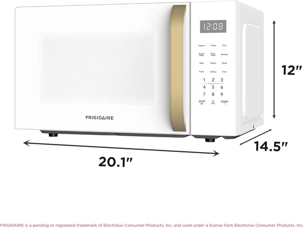 FRIGIDAIRE 1.05 Cu. Ft. Retro Microwave, Whitegold4